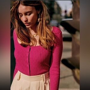 Sezane Ambroise Cardian - Bright Plum